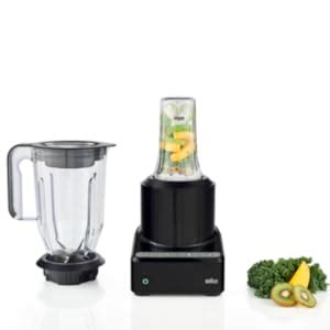 Braun JB7201BK PureMix Power Blender mit Kunststoff Jug